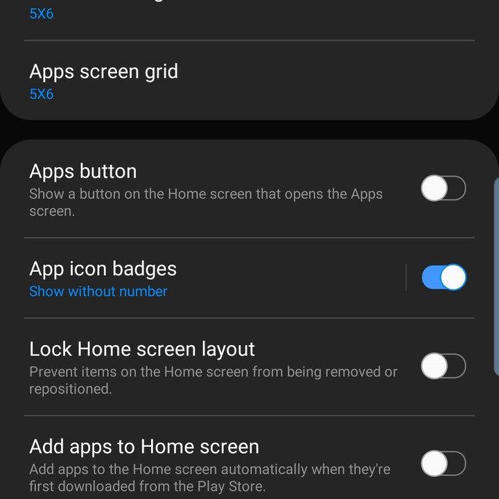 samsung galaxy s10 plus s10e settings quick open notification panel
