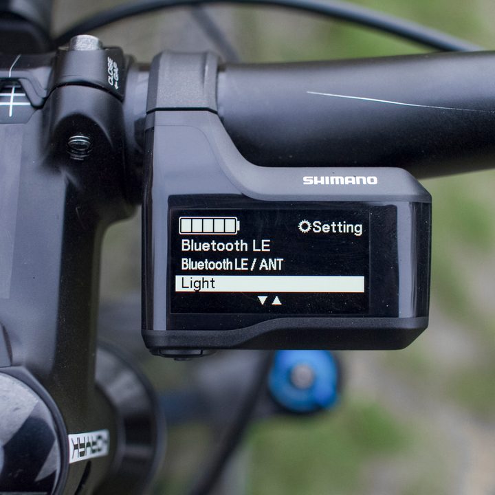 Shimano electric mountain bike components impressions