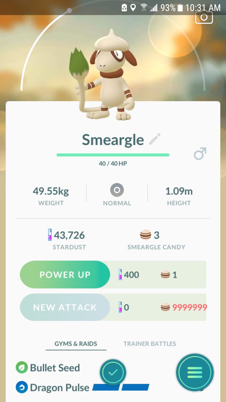 how to catch smeargle in Pokémon go