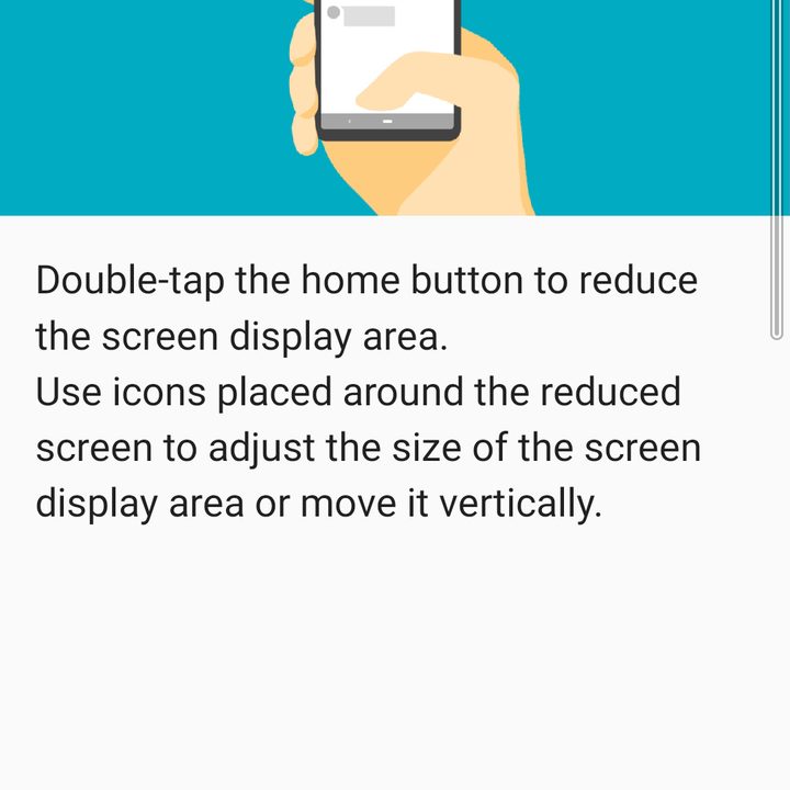 Sony Xperia 10 One-handed mode