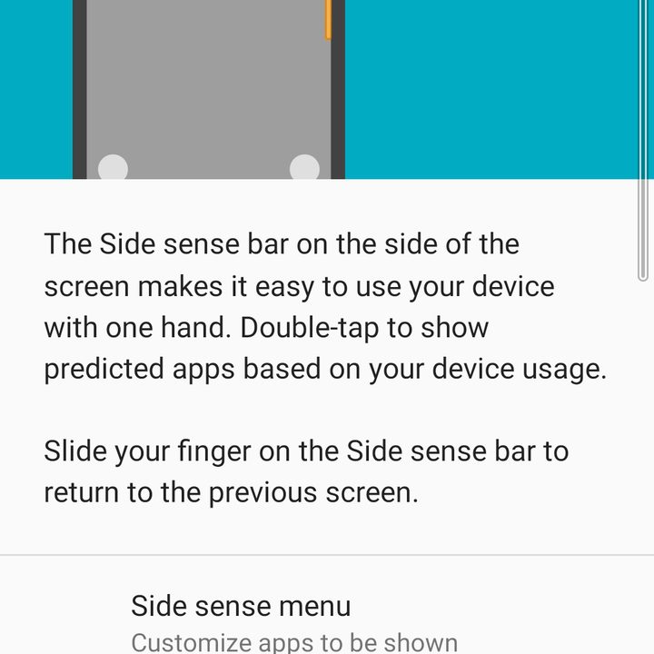 Sony Xperia 10 Side Sense