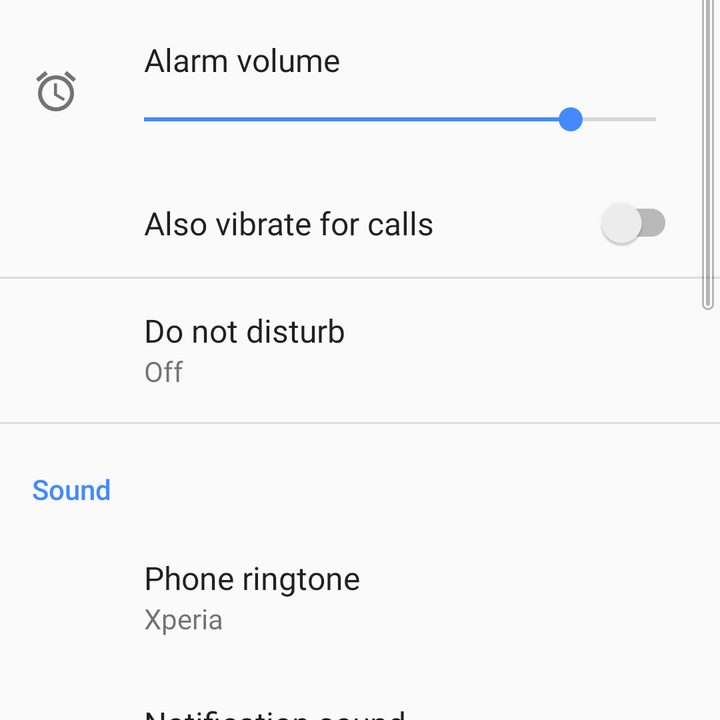 Sony Xperia 10 Touch sounds