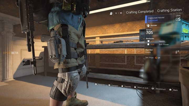 Use crafting to get major stat boosts | Tips and Tricks for playing The Division 2