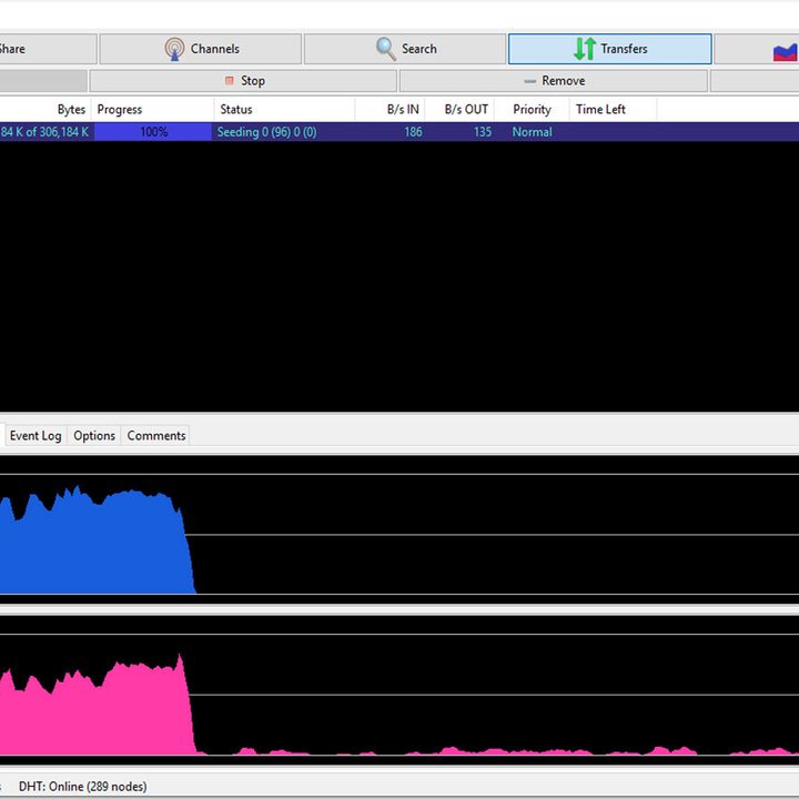 A Tixati client screenshot showing the torrent client in use.