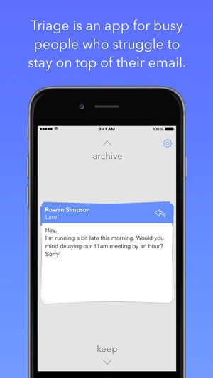 best email apps for the iphone triage ios 1