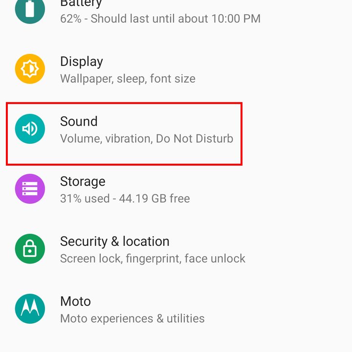 Tweak sound on your Moto G7