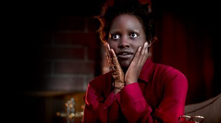 Lupita Nyong'o as Red in the horror film "Us".