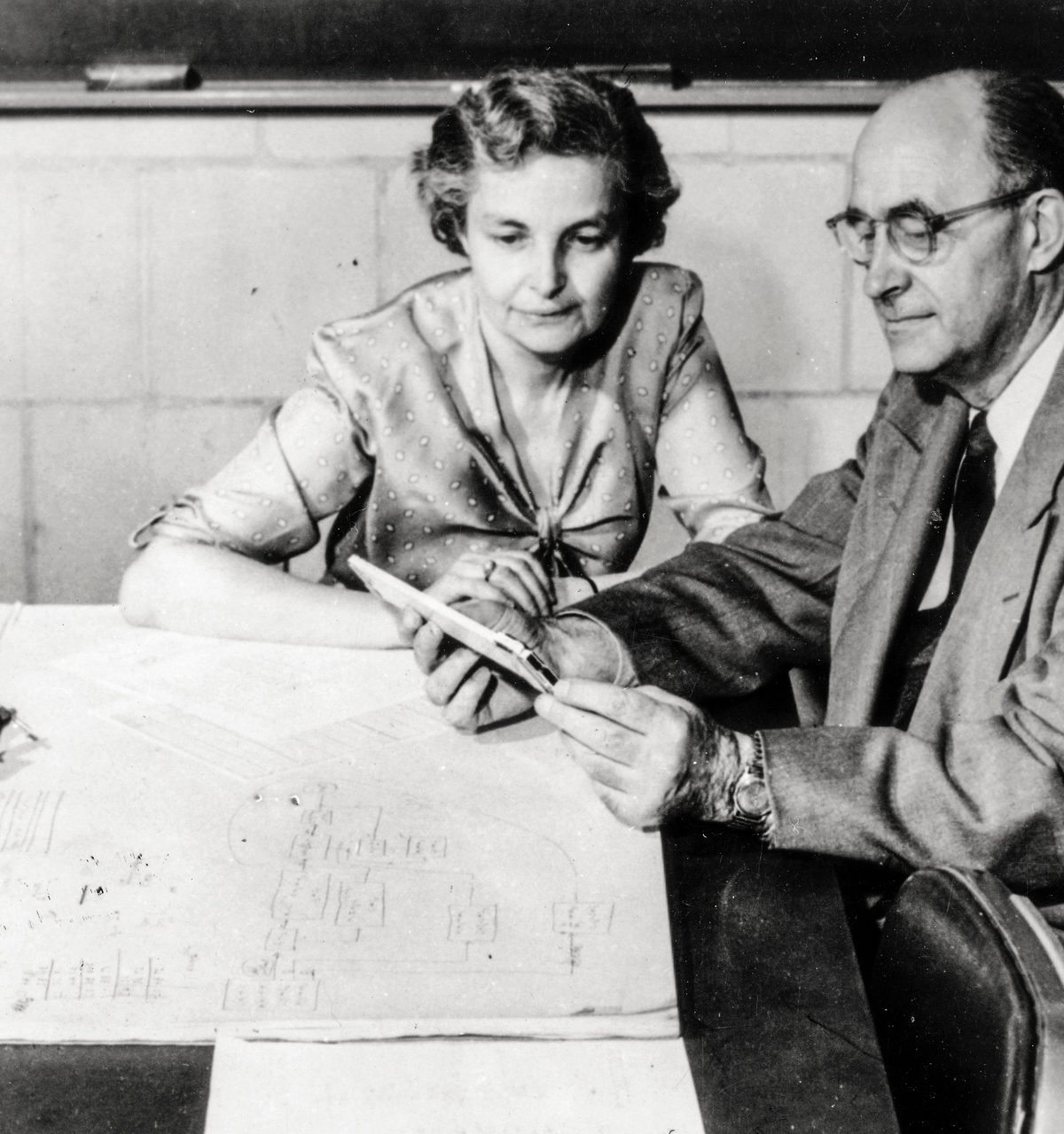 Laura Capon and Enrico Fermi