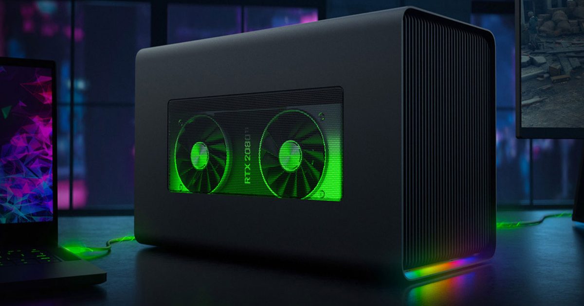 Light up your external GPU with Razer