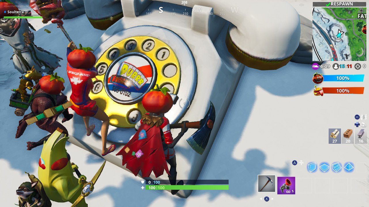 fortnite durr burger telephone fortnite pizza pit telephone