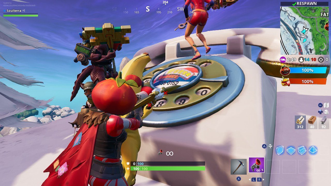 fortnite durr burger telephone fortnite pizza pit telephone