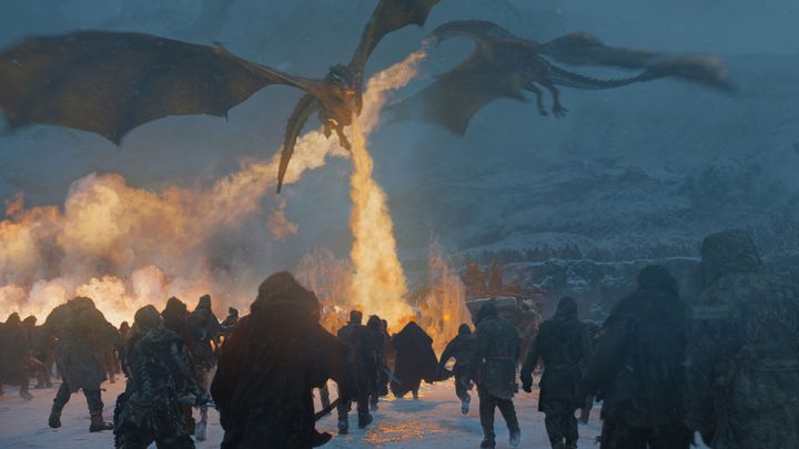 Jon Snow and friends vs. the White Walkers and the Night King