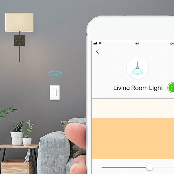 Controlling a smart light switch with your smart phone.