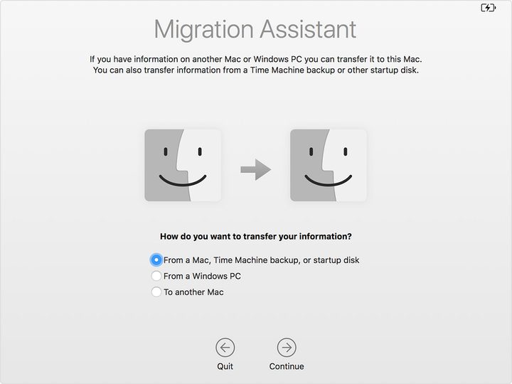 Migration Assistant Mac Transfer