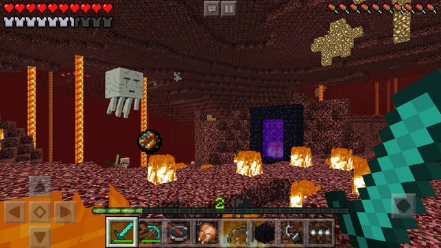 Minecraft on iOS