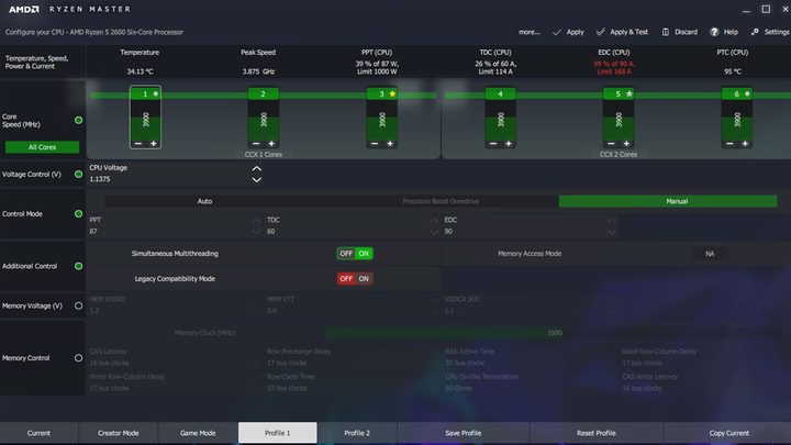 AMD Ryzen Master