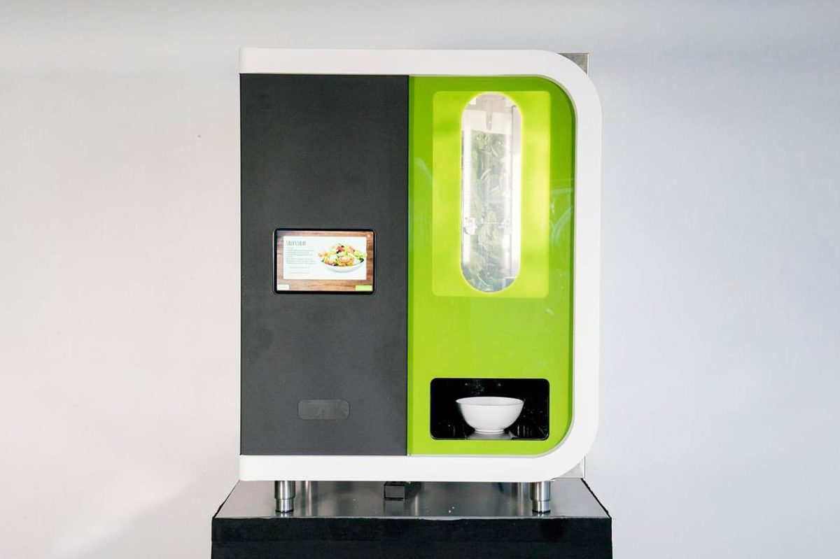 sally the robot salad maker