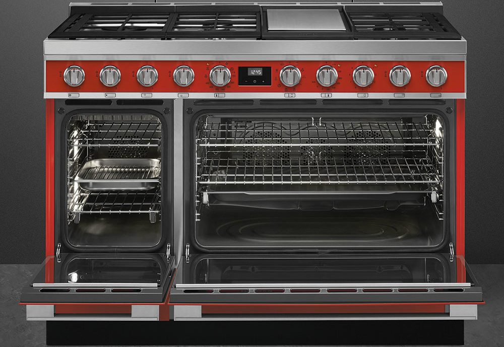 smeg portofino 5 burner kitchen range 48 inch dual fuel 03
