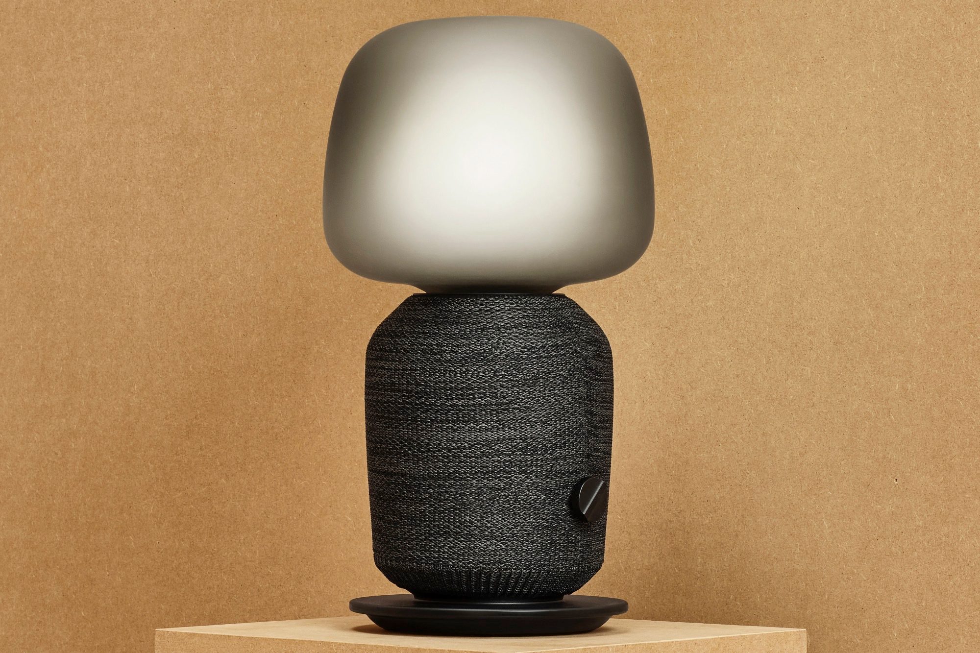 IKEA Symfonisk table lamp with Wi-Fi speaker.