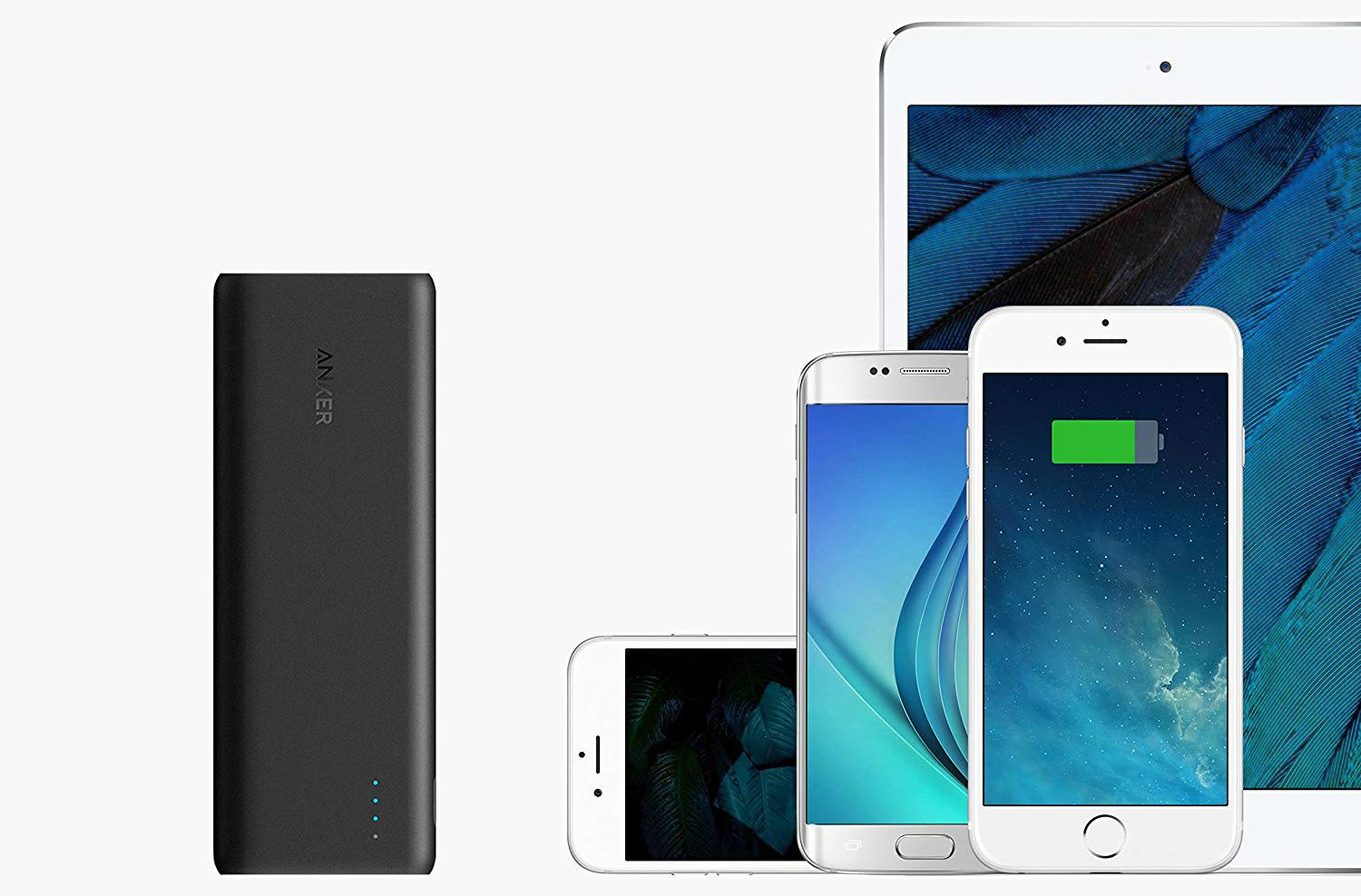 amazon daily deals on anker iphone wireless chargers usb powercore speed 20000 20000mah qualcomm quick charge 3 0 and poweriq