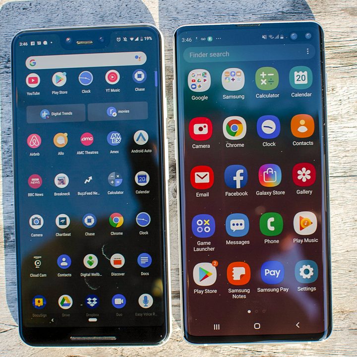 Galaxy S10 Plus vs. Pixel 3 XL