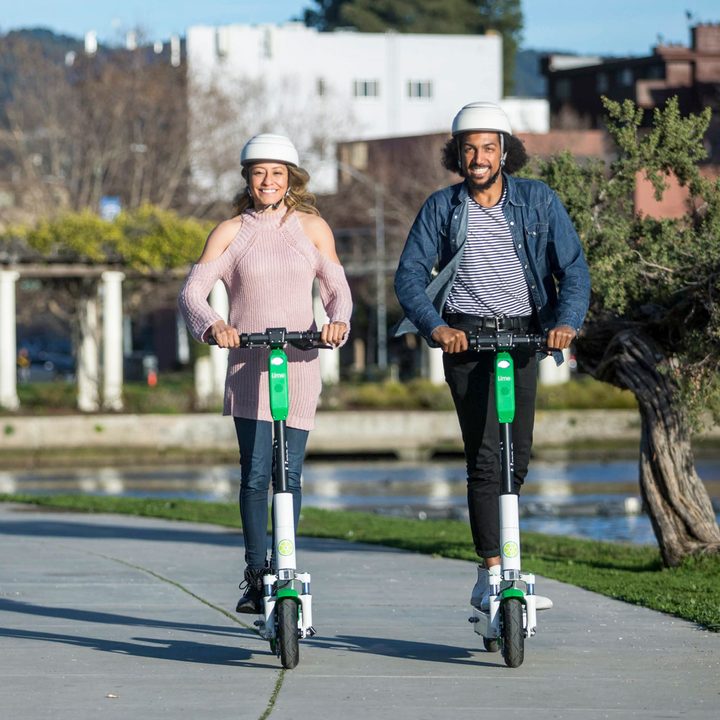 Lime escooters scooters