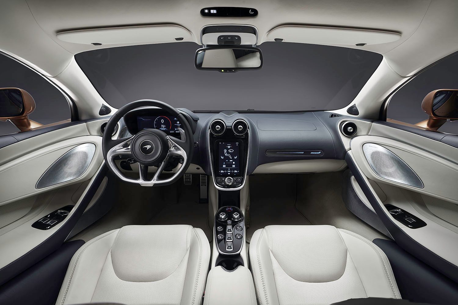 the recently revealed mclaren gt is a road trip ready supercar grand tourer 2019 interior 1