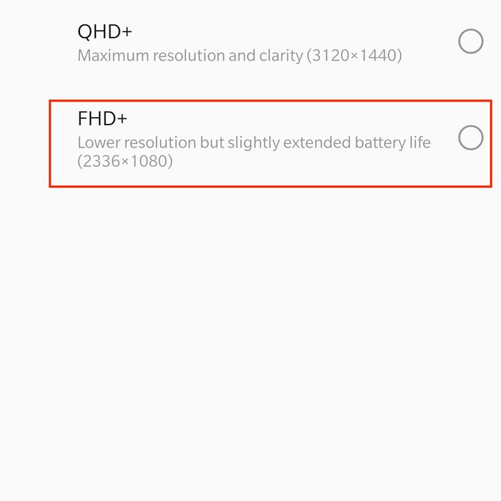 oneplus 7 pro key settings to change tips fhd screen