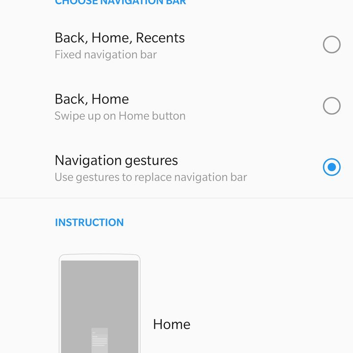oneplus 7 pro key settings to change tips navigation screen
