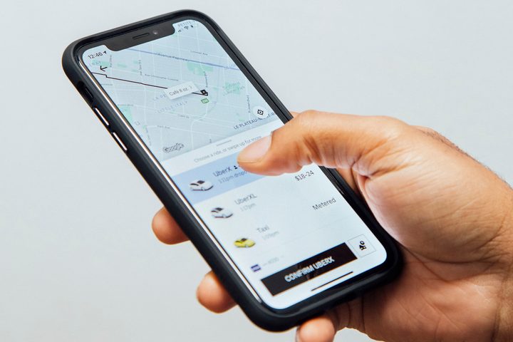 Requesting an Uber ride