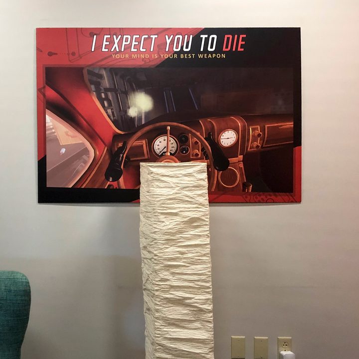 Schell Games I expect you to die studio poster
