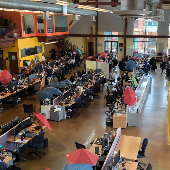 Schell Games studio work area