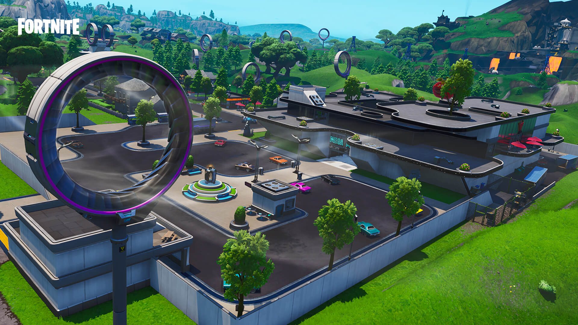 fortnite season 9 map changes fortnite mega mall