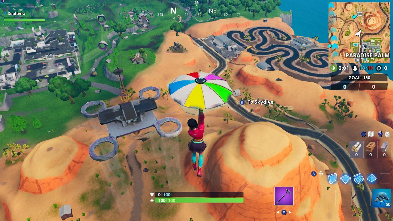 fortnite week 1 challenges fortnite sky platforms