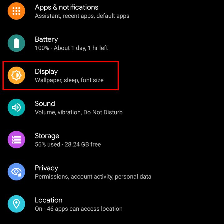 How to turn off dark mode in Android