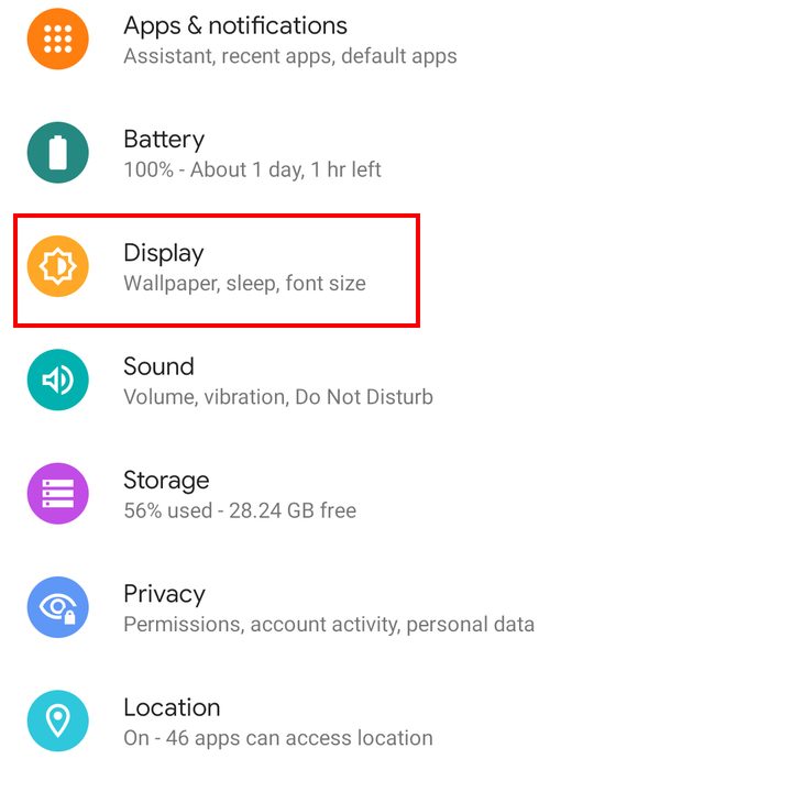 How to turn on dark mode in Android
