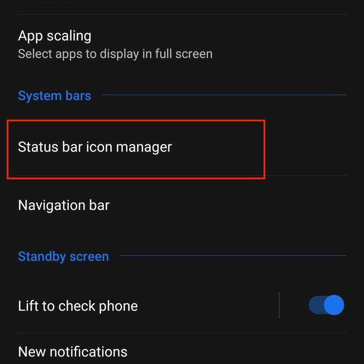 asus zenfone 6 key settings tips status bar manager