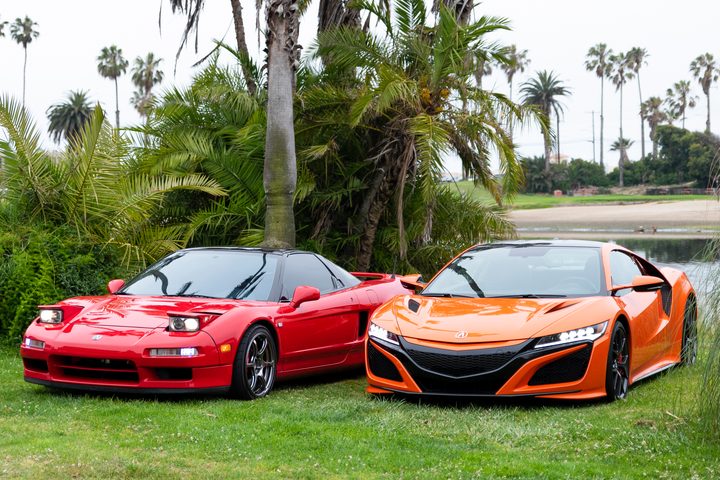 2019 Acura NSX vs 1991 Acura NSX