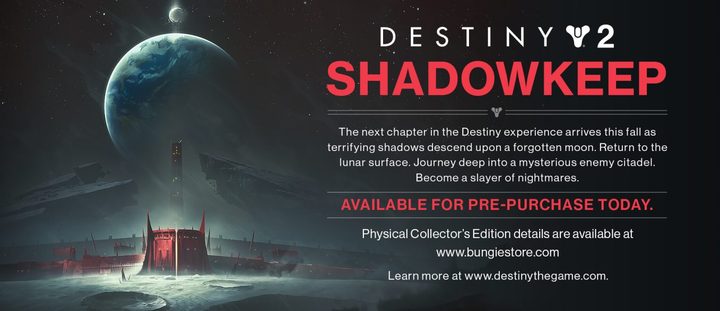 Destiny 2 Shadowkeep expansion leak