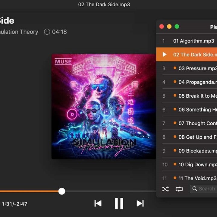 Screenshot of Elmedia Video Player from Eltima Software