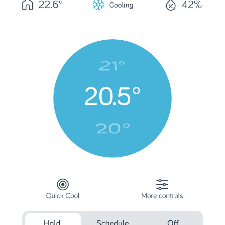 hive active thermostat review app screen 1