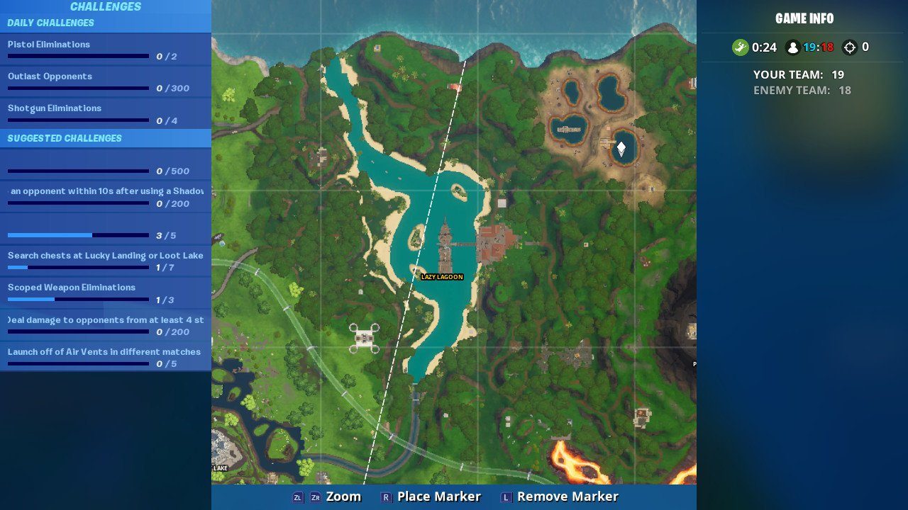 fortnite week 6 challenges fortnite hot spot