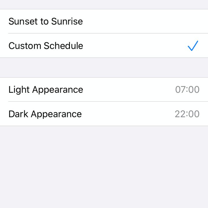 how to turn on dark mode in ios 13 use auto 3
