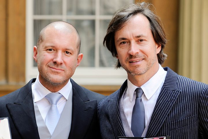 Jony Ive with designer Marc Newson.