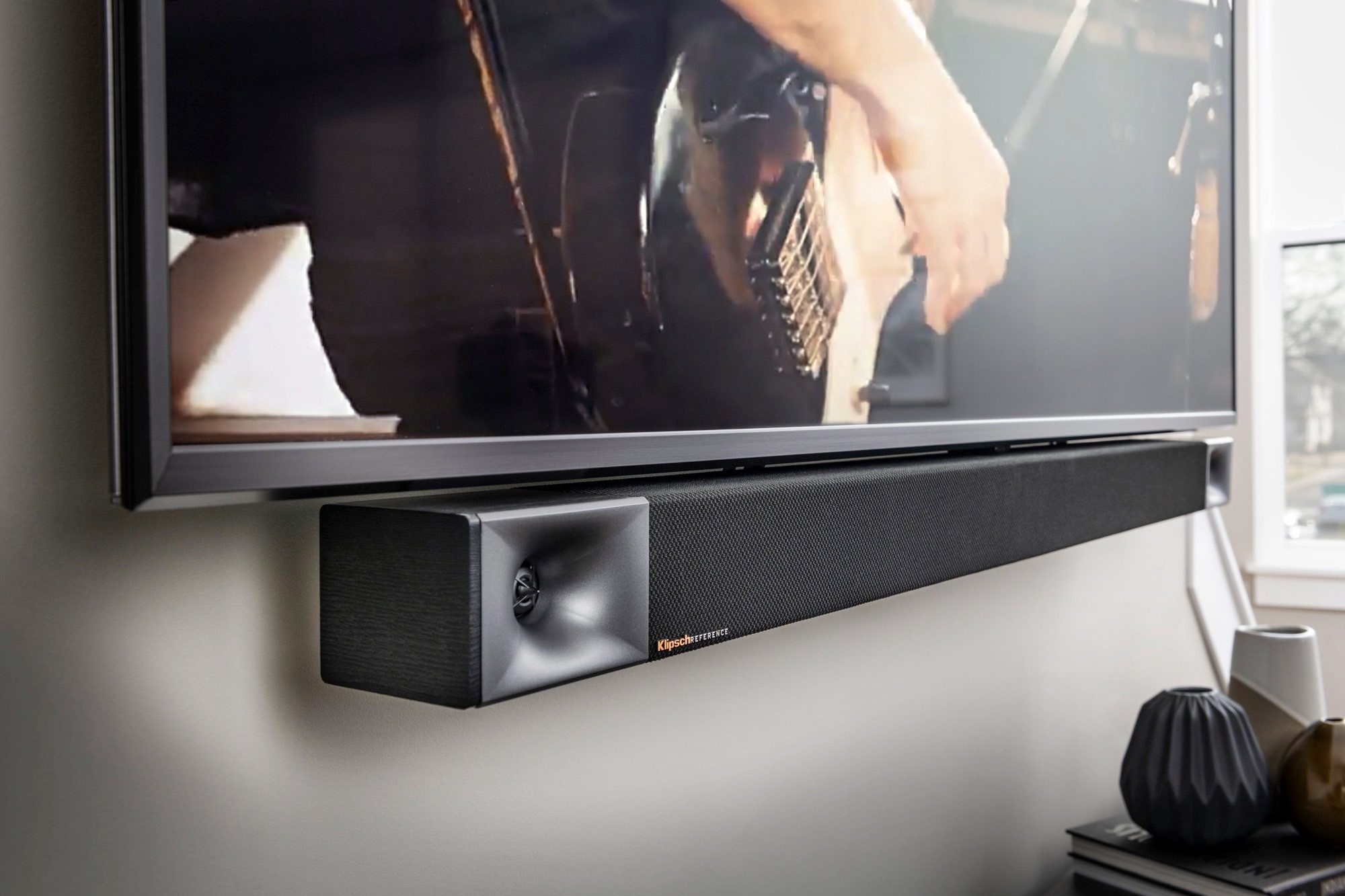 klipsch bar 40 48 soundbars with wireless subwoofers bar48 lifestyle cu