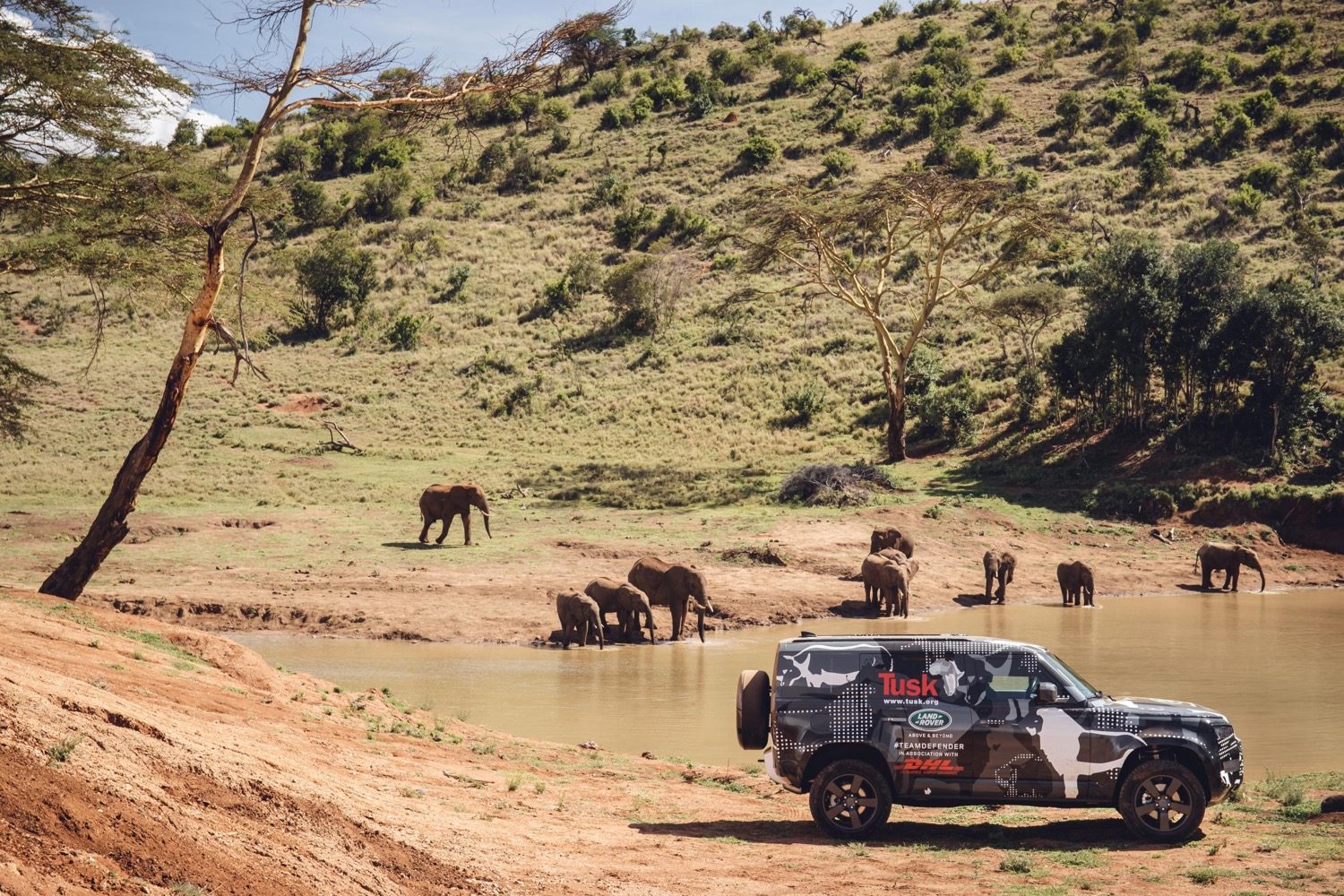 Land Rover Defender testing in Kenya