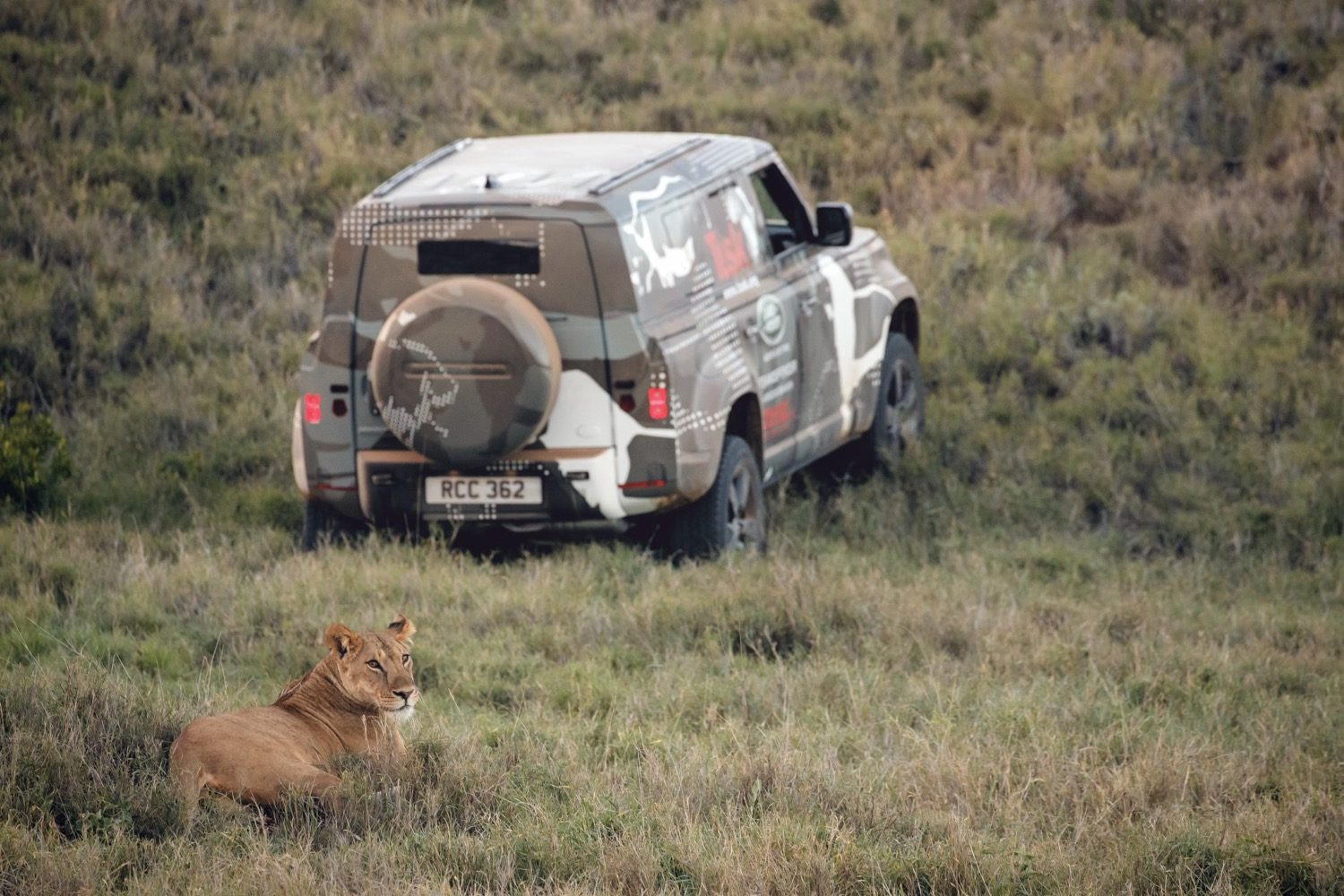Land Rover Defender testing in Kenya