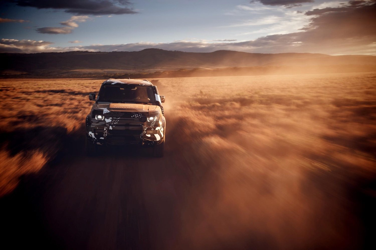 Land Rover Defender testing in Kenya