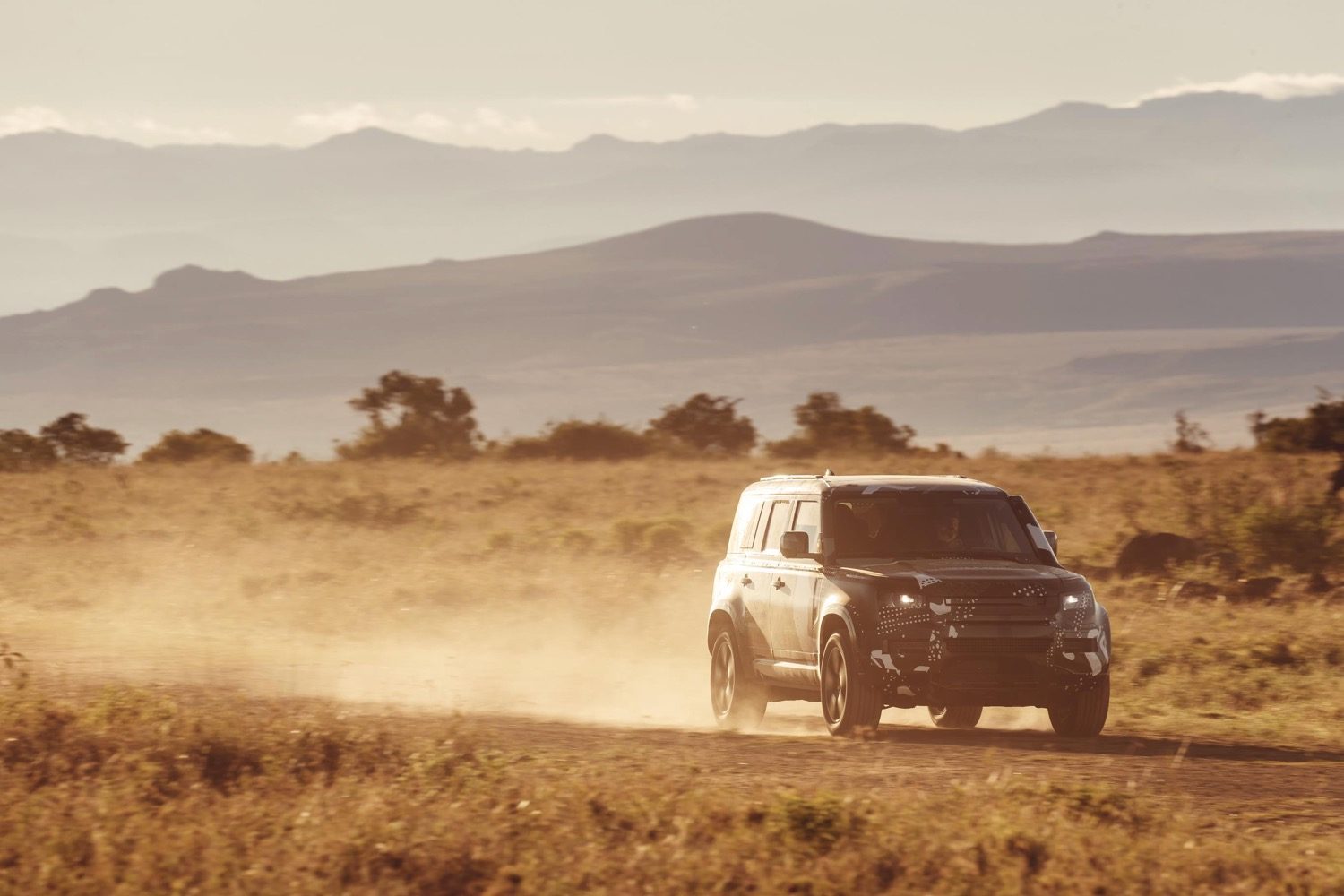 Land Rover Defender testing in Kenya