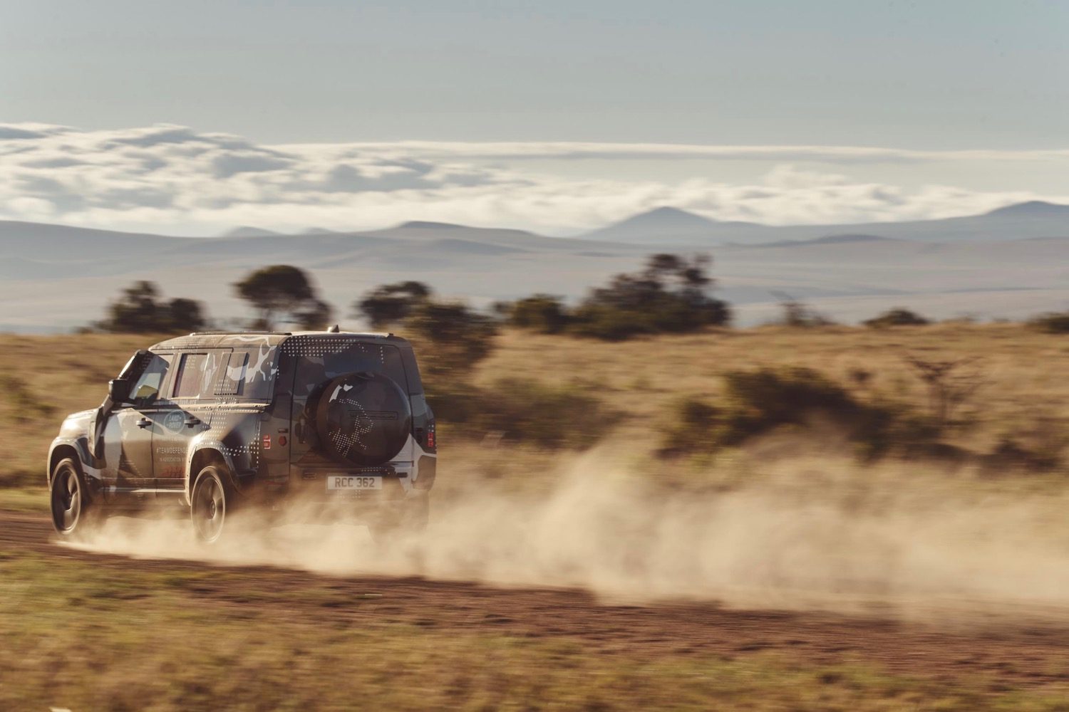 Land Rover Defender testing in Kenya